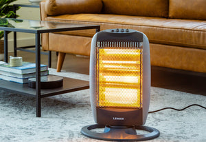 1200W Halogen Heater with Wide Angle Oscillation