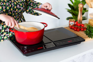 Double Induction Cooker w/ 2 Plates, 240°C, 1000- 1400W