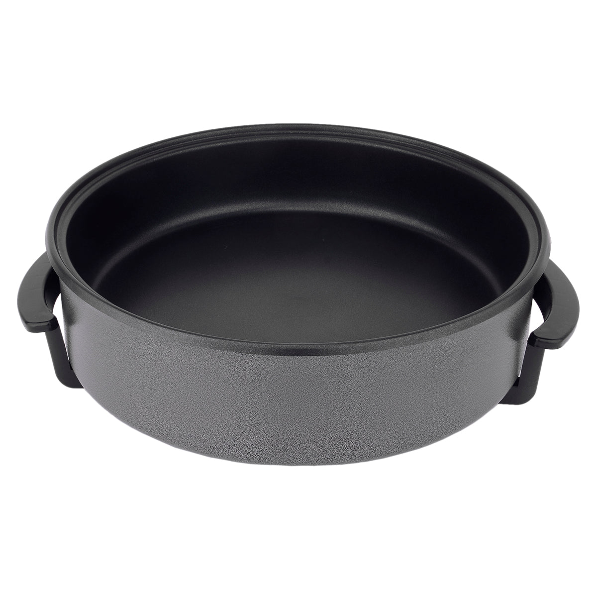 Non-Stick Electric Fry Pan (Dark Grey) 38cm Diameter, 240°C Max