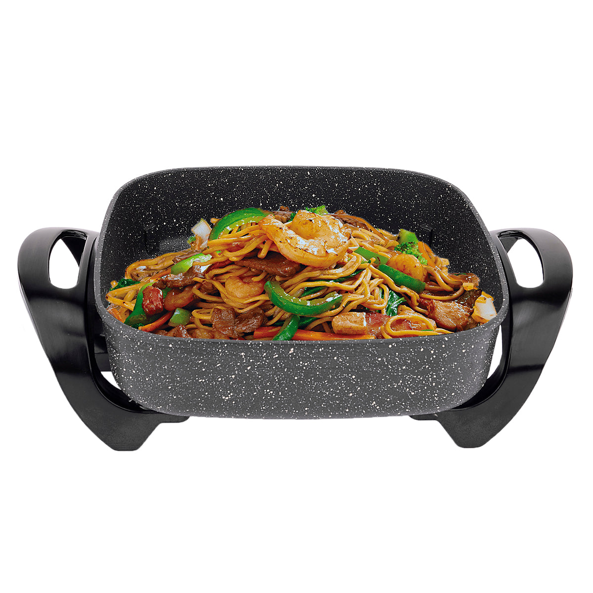 Stone Electric Fry Pan for Cooking, 7.2L Capacity, Non-Stick