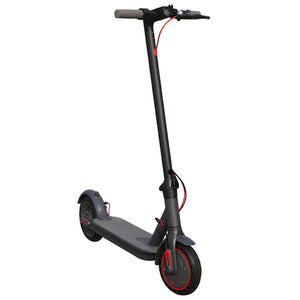 Front view of the ES60 Electric Scooter with a 36V 10.5Ah Battery.