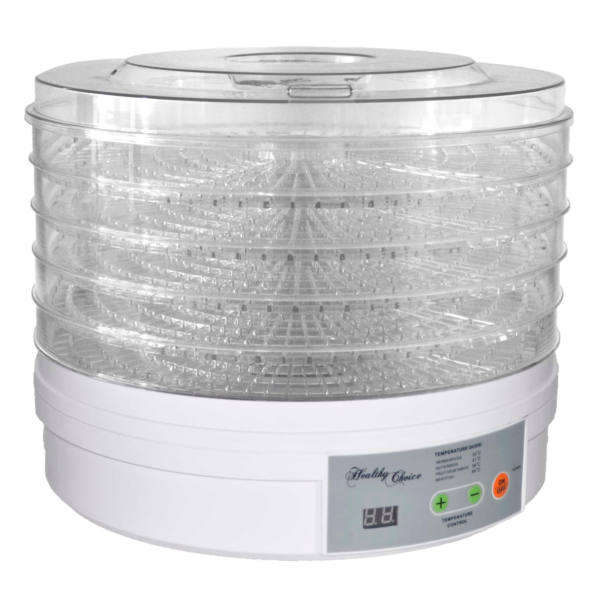 European design round food dehydrator.