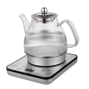 Digital Glass Kettle on white background.