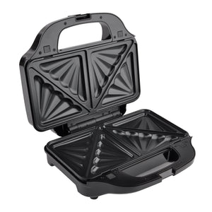 Open Sandwich Press with the toastie sandwich plates installed.
