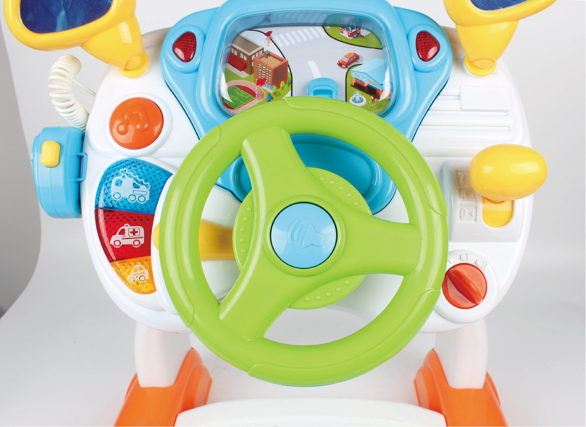 Baby Sensory Play Interactive Driving Simulation with Music and Light