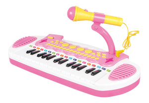 Children's Electronic Keyboard with Stand (Pink) Musical Instrument Toy