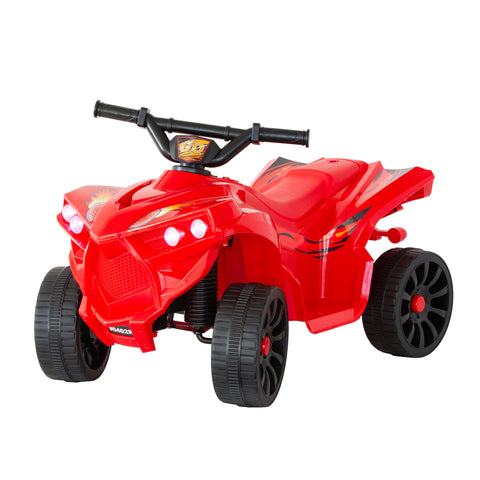 Rechargeable Ride-on Quad bike (Red) with Safe Braking System