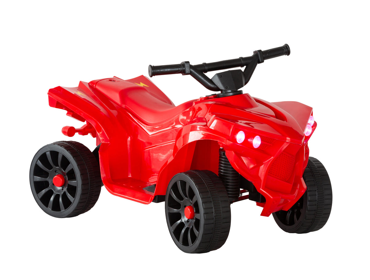 Rechargeable Ride-on Quad bike (Red) with Safe Braking System