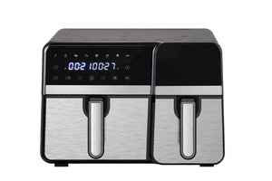 10L Digital Dual Zone Air Fryer w/ Dual Temperature Control