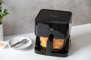 5L High-end Touch Control Panel Glass Digital Air Fryer