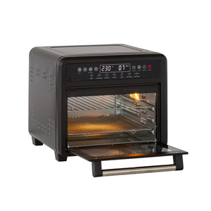 23L Digital Air Fryer Convection Oven  with the oven-style door open.