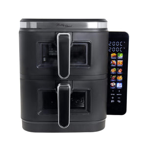 11L Dual Zone Vertical Air Fryer with Foldable Colour Screen