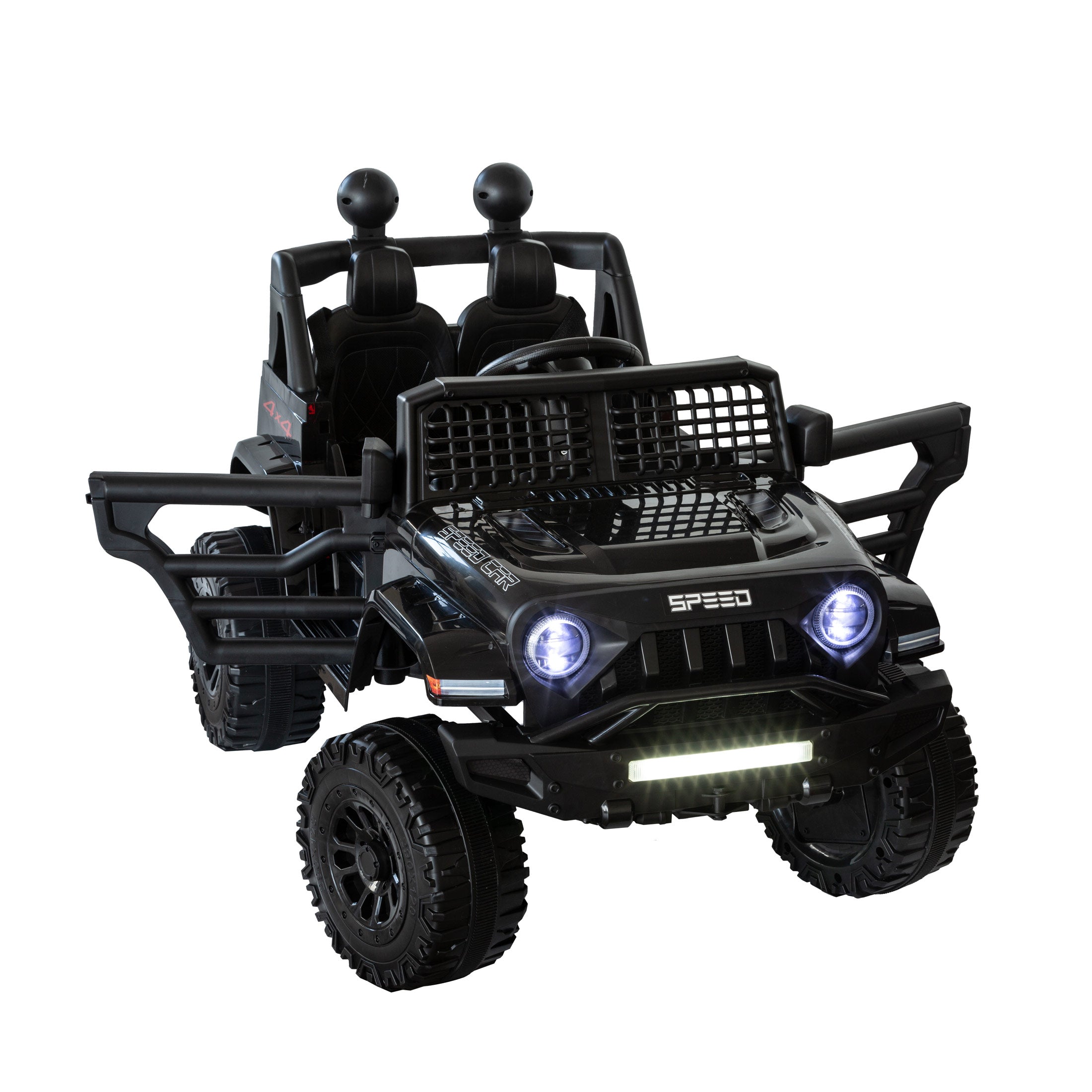 Jeep Inspired Remote Controlled Ride-on Electric Car (Black) – Lenoxx ...
