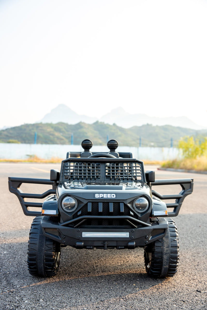 Jeep Inspired Remote Controlled Ride-on Electric Car (Black)