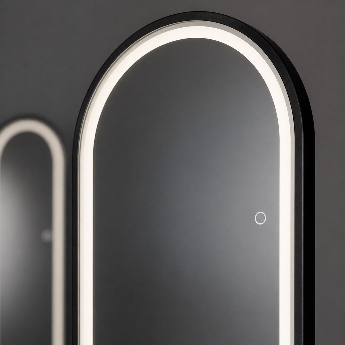Full-Length Mirror with LED Light and Smart Touch Controls