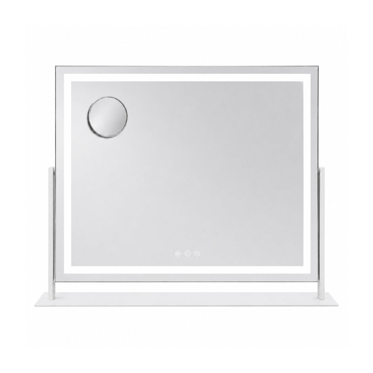 LED Makeup Mirror with Adjustable Brightness & Magnifying Mirror