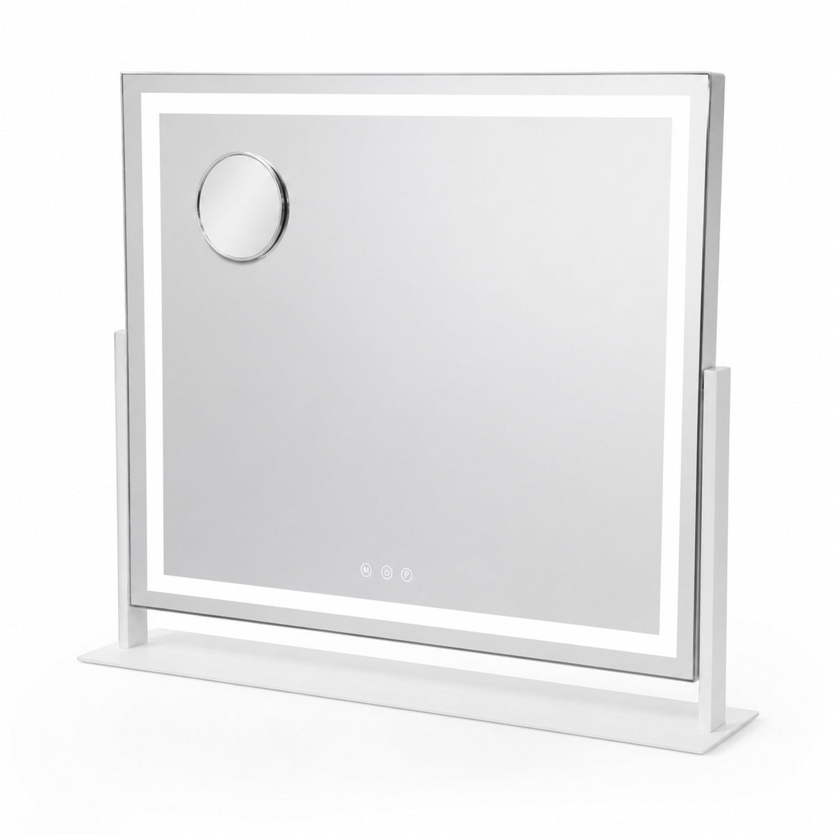 LED Makeup Mirror with Adjustable Brightness & Magnifying Mirror