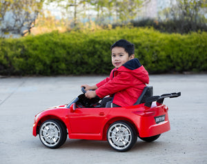 Mercedes-inspired Design Ride-on (Red) Electric Car with Parental Remote Control