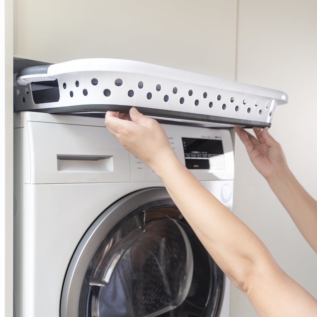 45L Space Saving Laundry Basket, Collapsible Hamper for Dorms, RVs, Homes and Garages