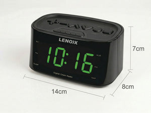 Smartphone-Charging Alarm Clock & FM Radio w/ USB Port