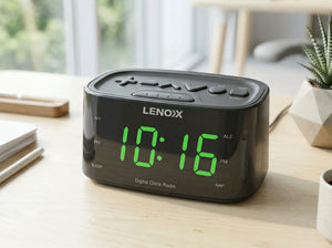 Smartphone-Charging Alarm Clock & FM Radio w/ USB Port