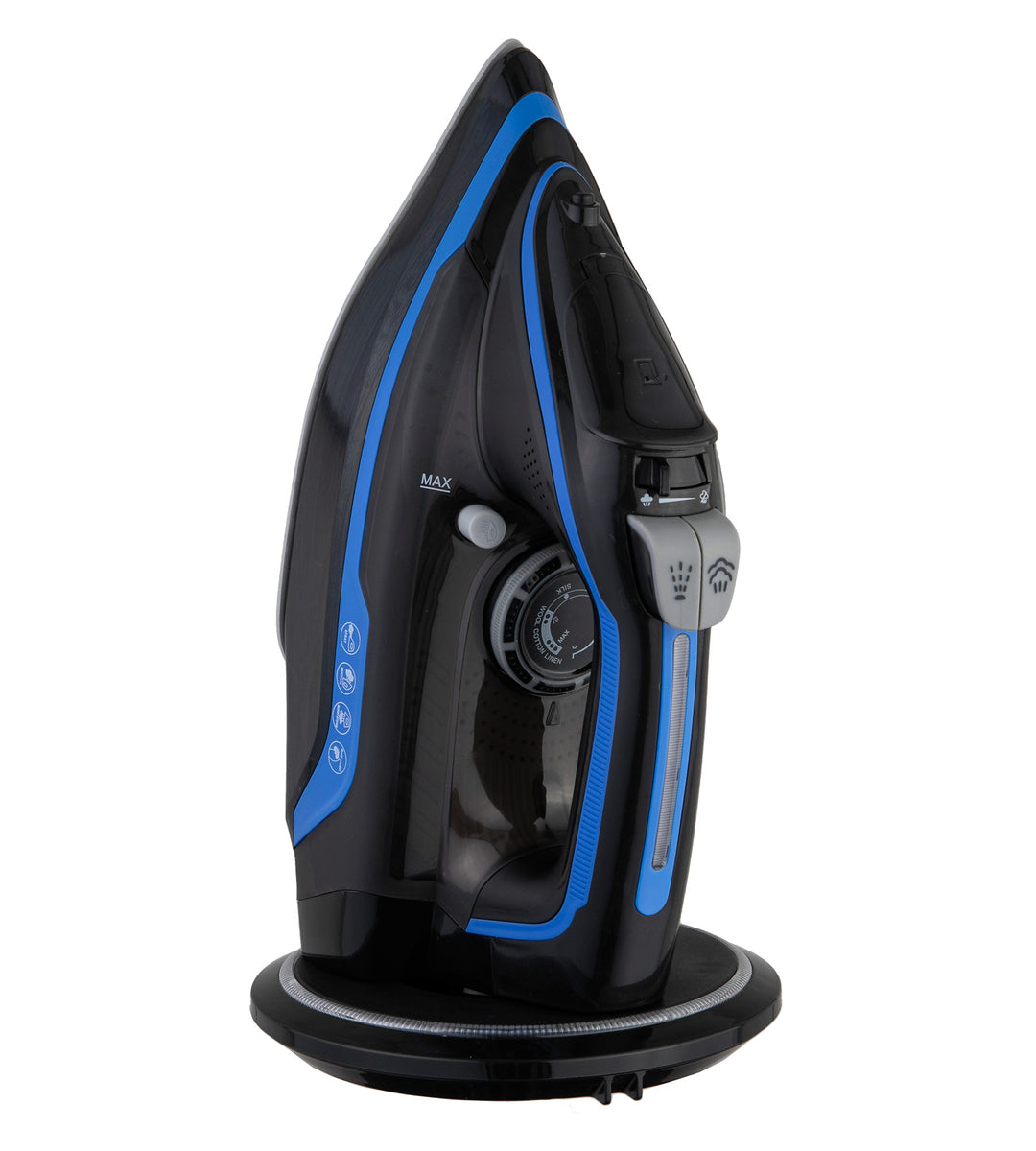Cordless Steam Iron with 360° Charging Base