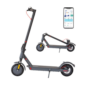 Electric Scooter, 350W Motor, 8.5 inch Tyres, Front Suspension, Smart App, Foldable
