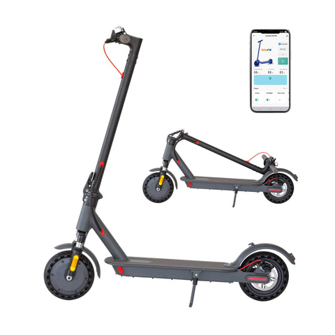 Electric Scooter, 350W Motor, 8.5 inch Tyres, Front Suspension, Smart App, Foldable