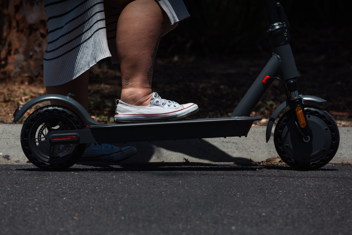 Electric Scooter, 350W Motor, 8.5 inch Tyres, Front Suspension, Smart App, Foldable