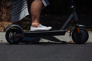 Electric Scooter, 350W Motor, 8.5 inch Tyres, Front Suspension, Smart App, Foldable