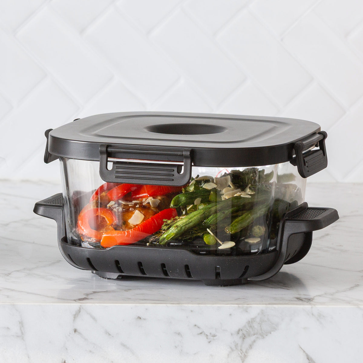 Crisp & Go 2L Glass Container