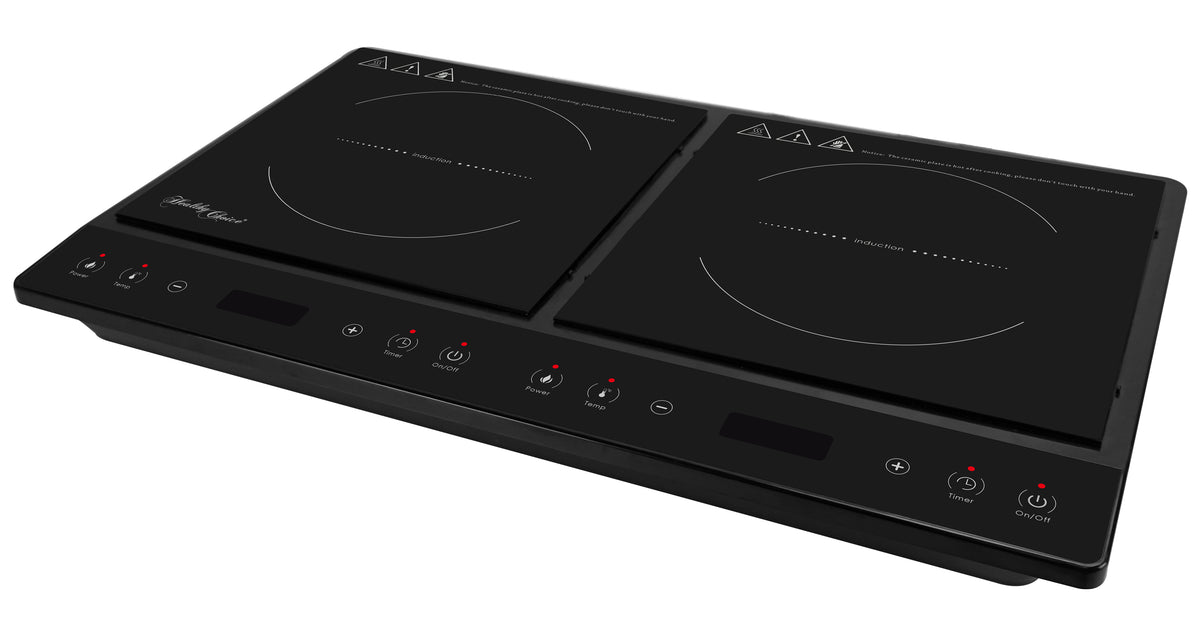 Double Induction Cooker w/ 2 Plates, 240°C, 1000- 1400W