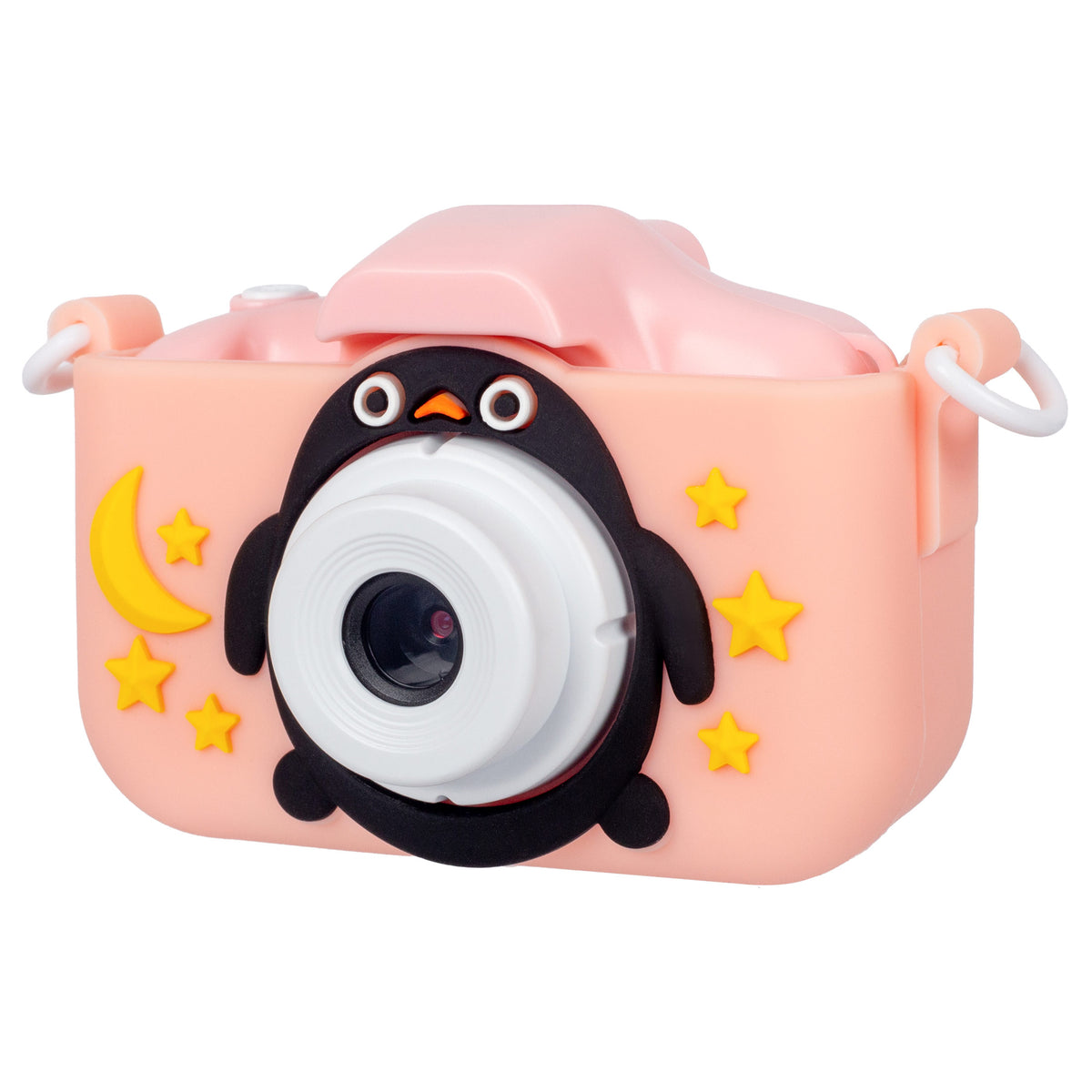 Kids Digital Dual Lens Camera, 4x Zoom and HD Video Recording - Pink/Blue