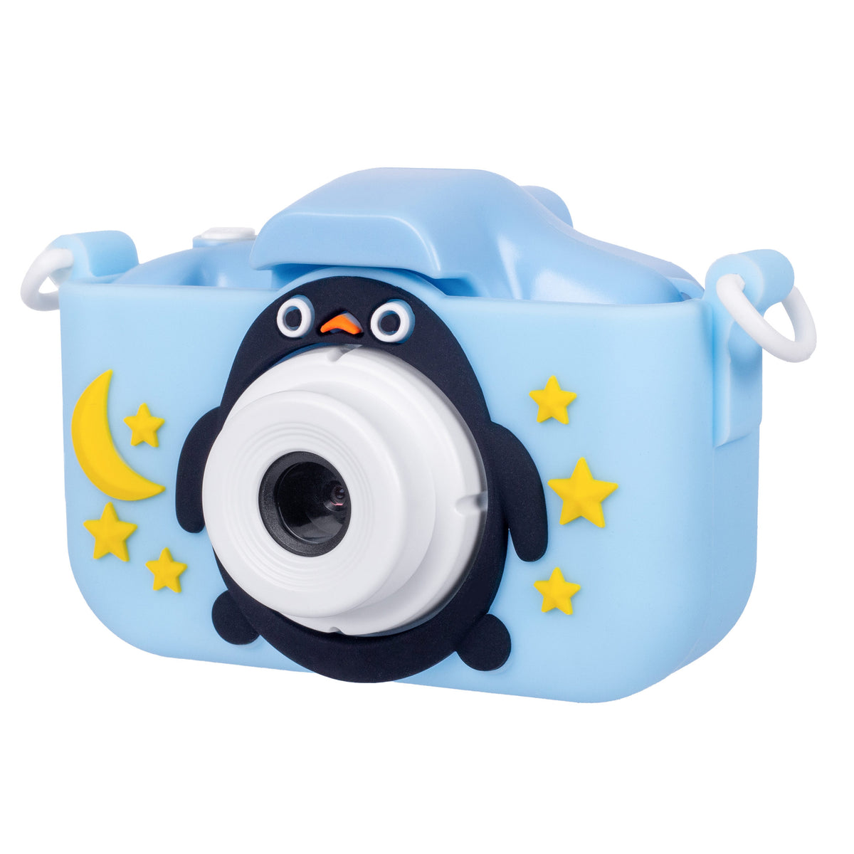Kids Digital Dual Lens Camera, 4x Zoom and HD Video Recording - Pink/Blue