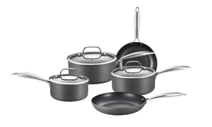 Healthy Choice 8-Piece Cookware Set with Non-stick Coating and Glass Lids