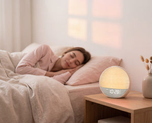 Sunrise Alarm Clock with 30 Soothing Sounds and RGB Light