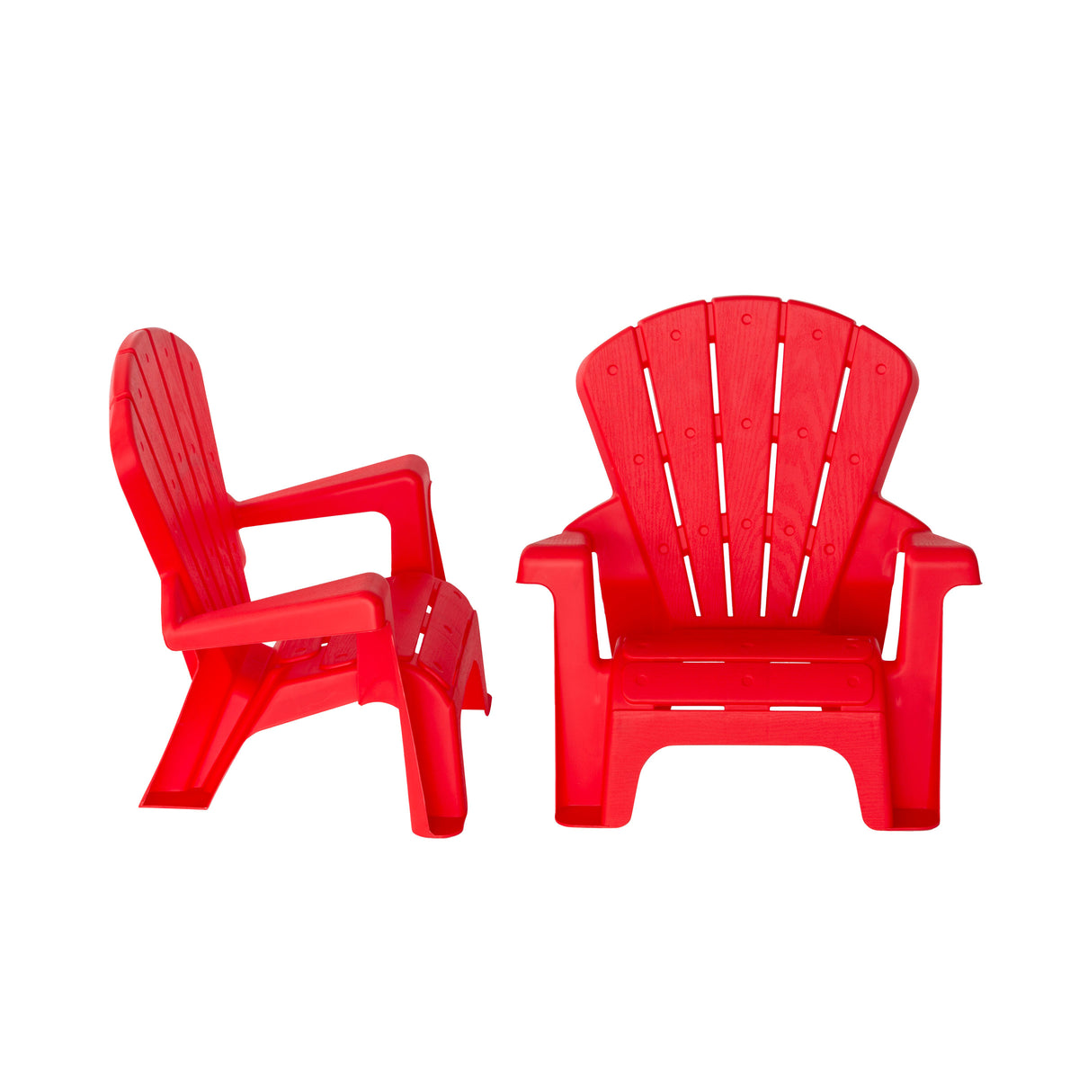 Kids Table and Two Child-sized Chairs Set - Red