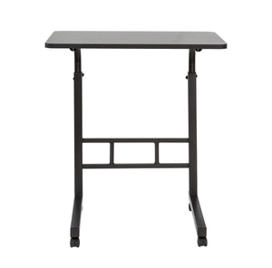 Front view of the Black Portable Laptop Desk with Adjustable Height.