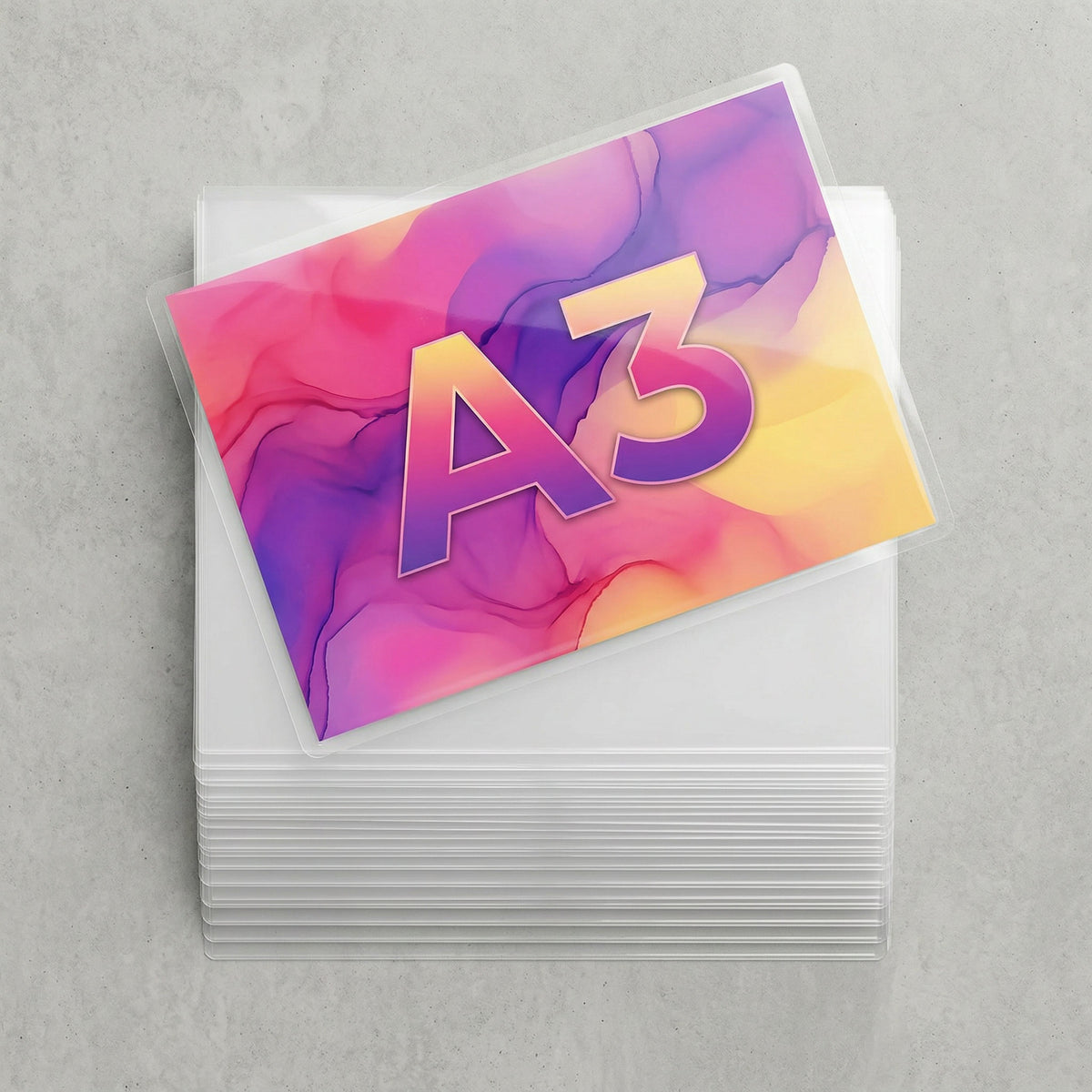 50 Laminating Pouches (A3 Size) for Paper & 80 Micron Thickness