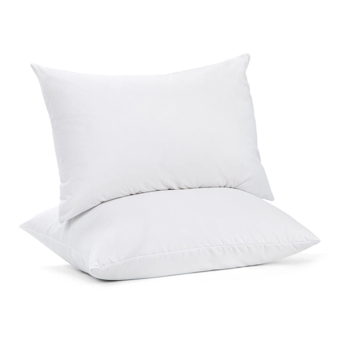 100% Cotton Pillow Cover with 800g Poly Fill – Hypoallergenic, Antibacterial, and Cooling Technology