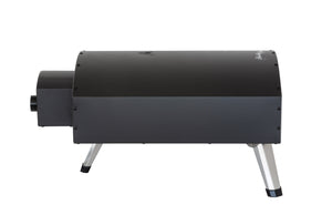 Side view of the Healthy Choice 12" Outdoor Electric Pizza Oven.