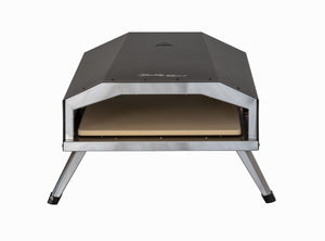 Front view of the Healthy Choice 13" Gas Pizza Oven.