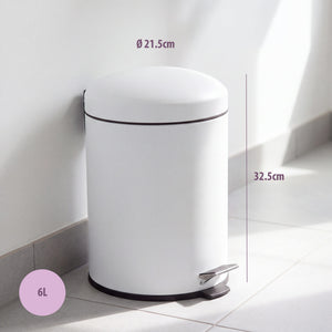 6L Compact Soft-Close Pedal Bin