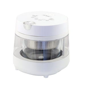 PFAS-Free 5-Cup Glass Rice Cooker with Low Sugar Basket