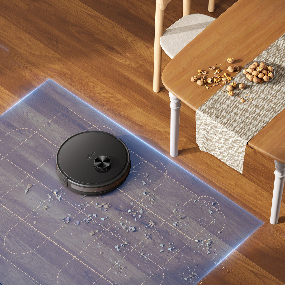 LiDar Robot Vacuum and Mop with Auto Disposal Station