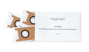 Set of 3 Replacement dust bags for Magivaac RV4500 with auto disposal station.