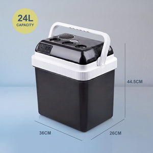 24L Portable Cooler and Warmer Fridge with AC/DC Operation