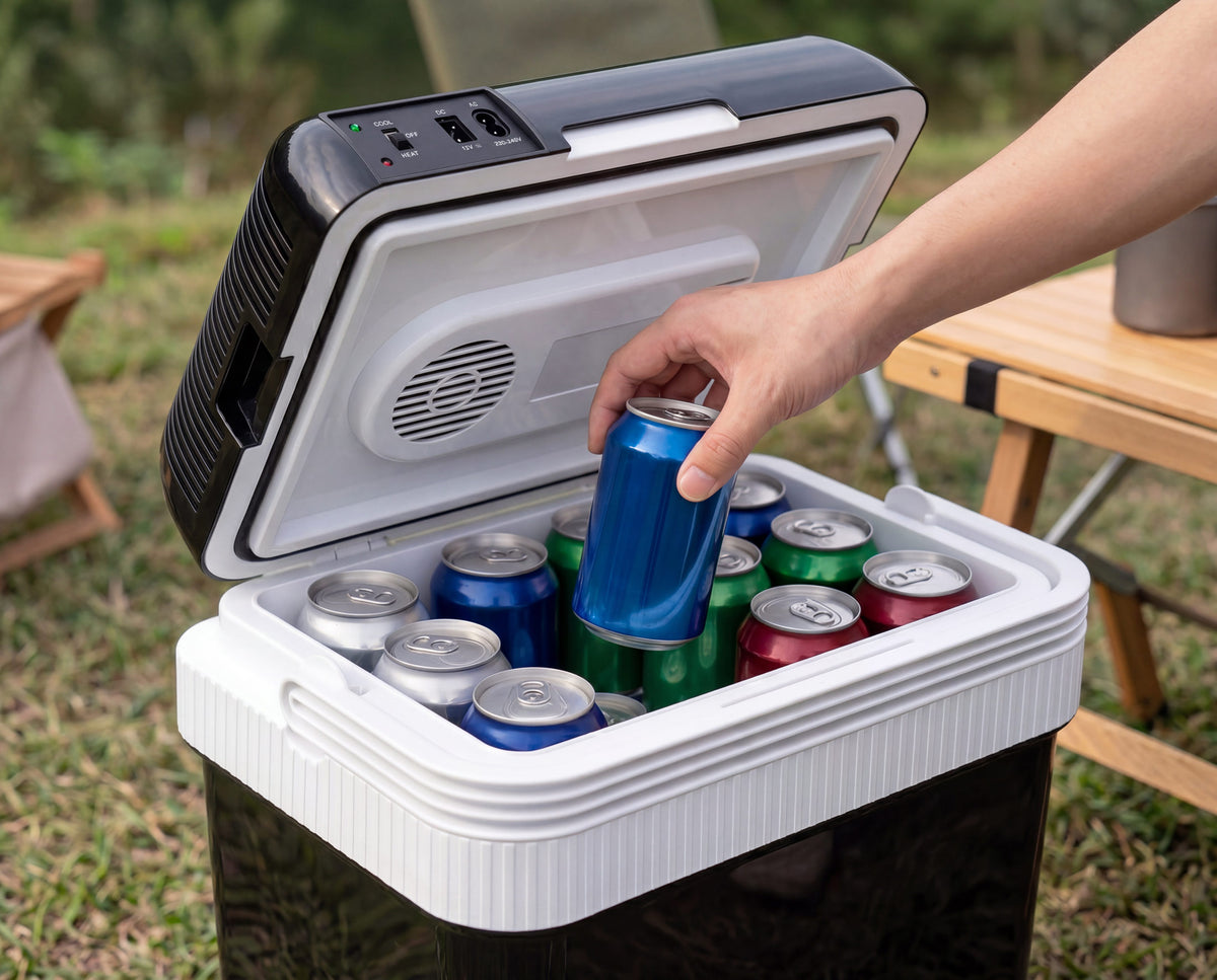 24L Portable Cooler and Warmer Fridge with AC/DC Operation