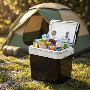 24L Portable Cooler and Warmer Fridge with AC/DC Operation