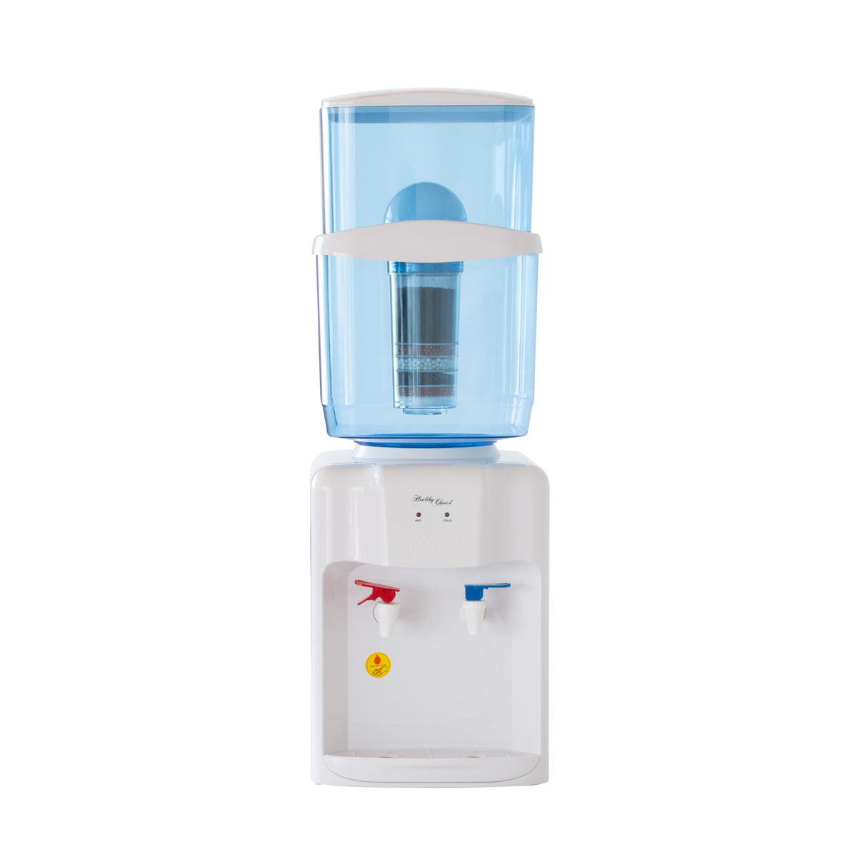 Benchtop Hot and Cold Water Dispenser with Resin Filtration